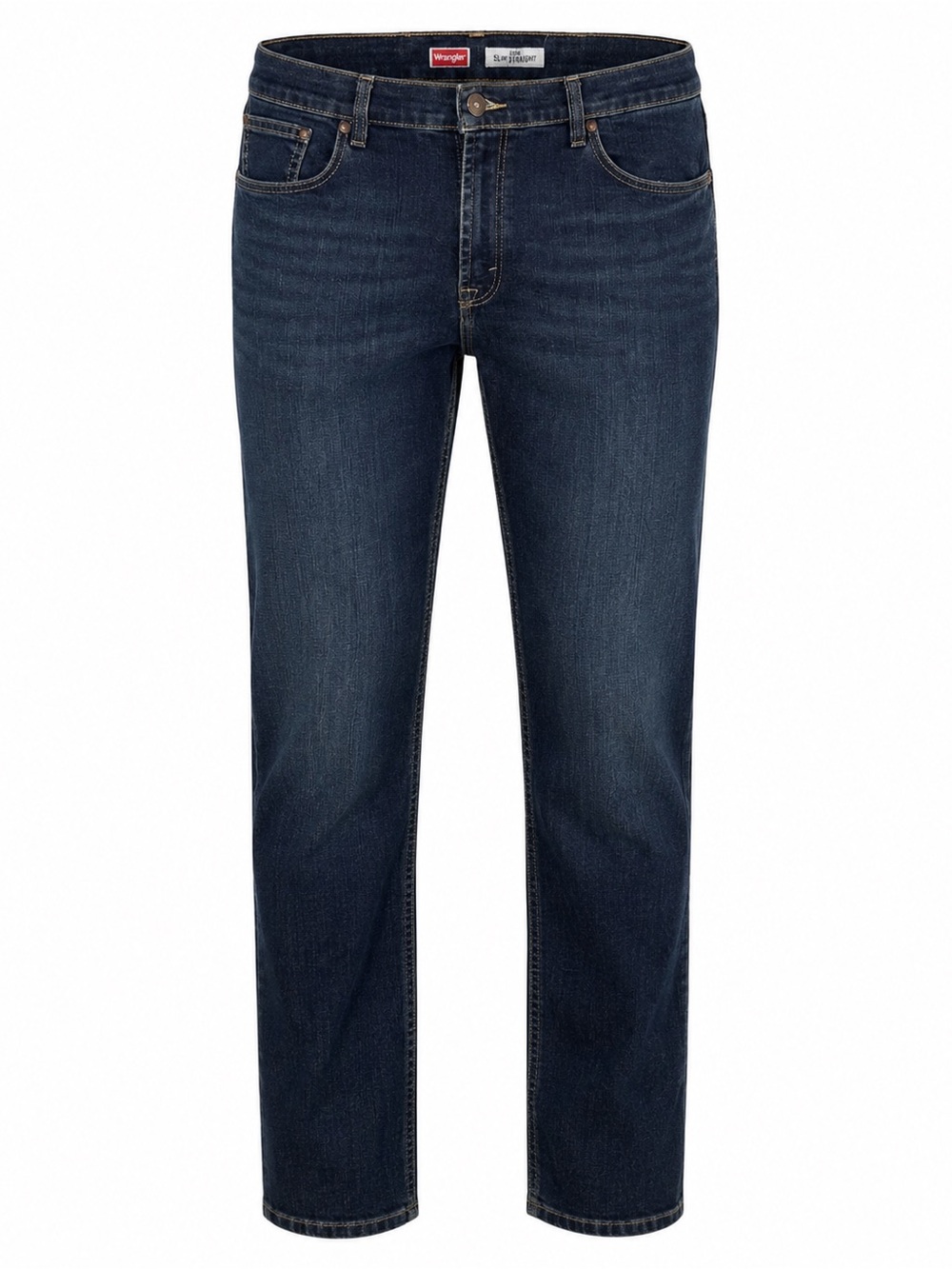 Wrangler Premium Quality Slim Straight Stretch Jeans Dark Wash Men’s 42x30